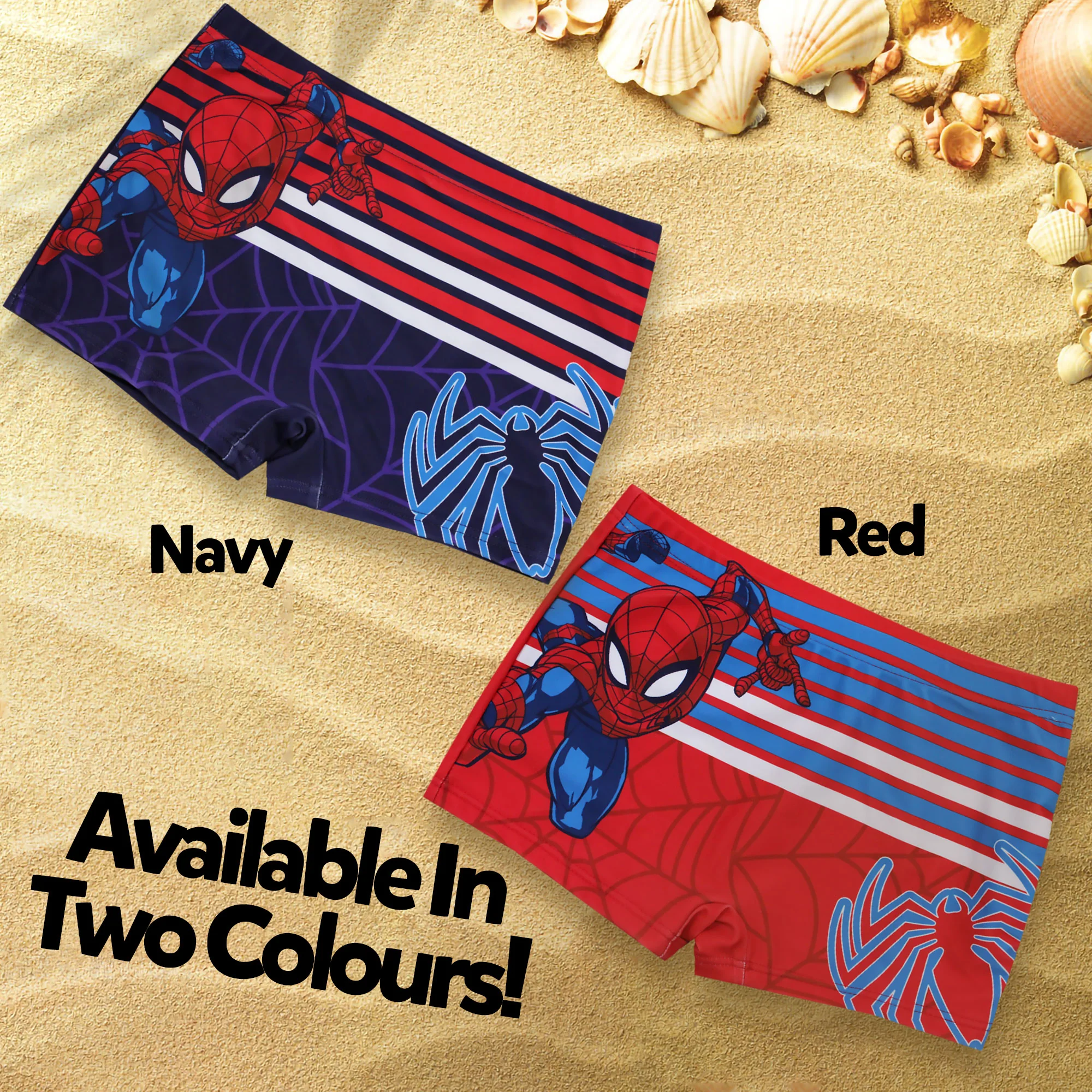 Costume da bagno bambino Marvel Spiderman boxer mare bimbo 6633 - immagine 8