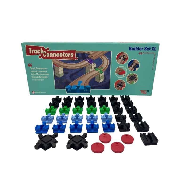 Squar3D TOY2 Track Connectors Builder XL – Schienenverbinder 44 Teile - immagine 2