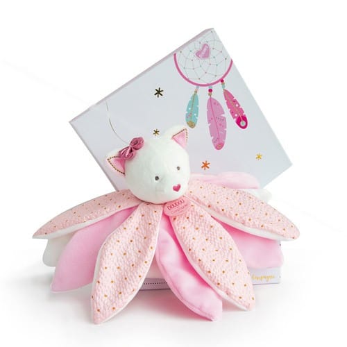 Histoire d’Ours Traumfänger Katze Schmusetuch Blüte 26cm - immagine 4