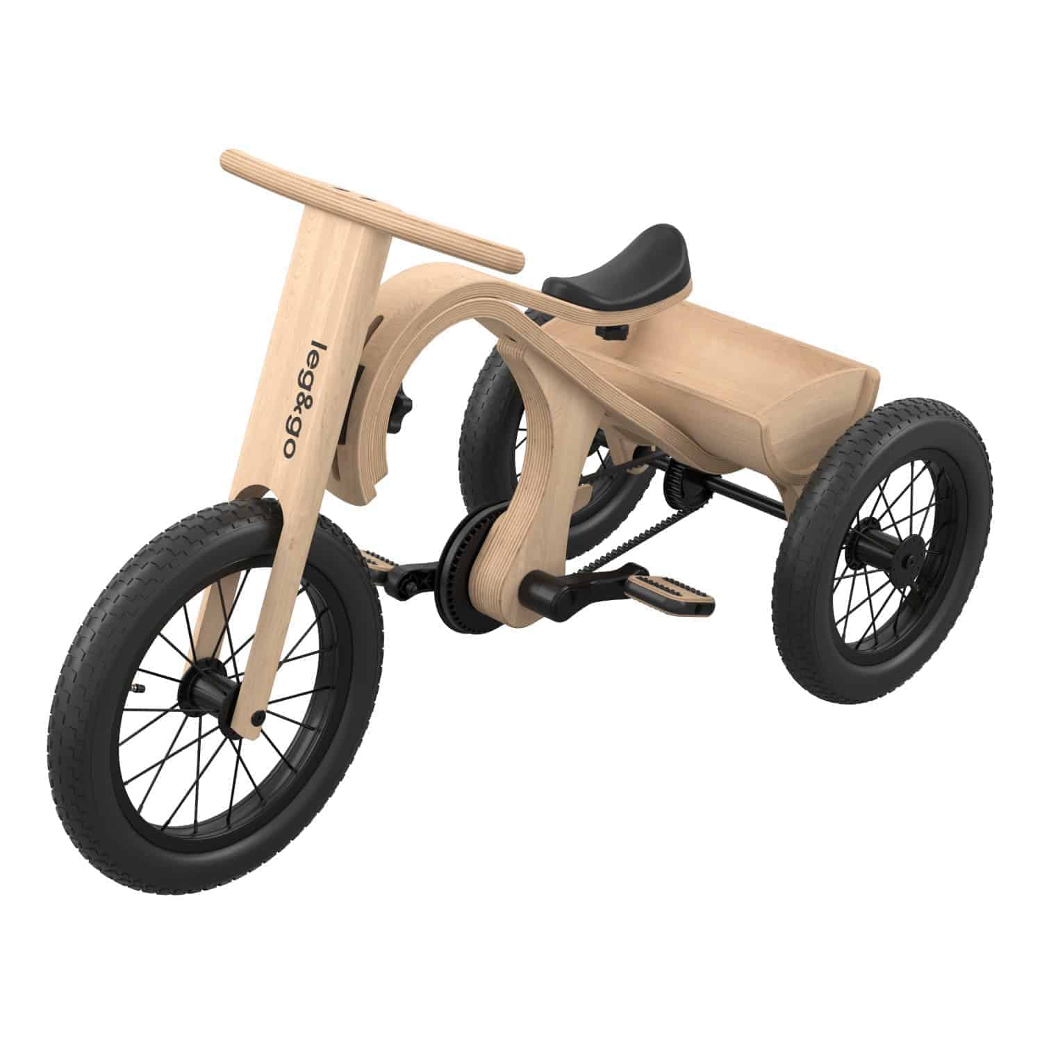 Leg&Go Balance Bike Erweiterung Dreirad mit Anhänger - immagine 3
